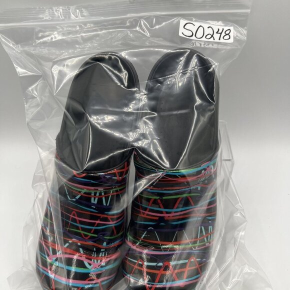 Dansko Womens 11.5 Professional Retro Streamer Patent Leather Clogs Comfort Shoe - Picture 16 of 16